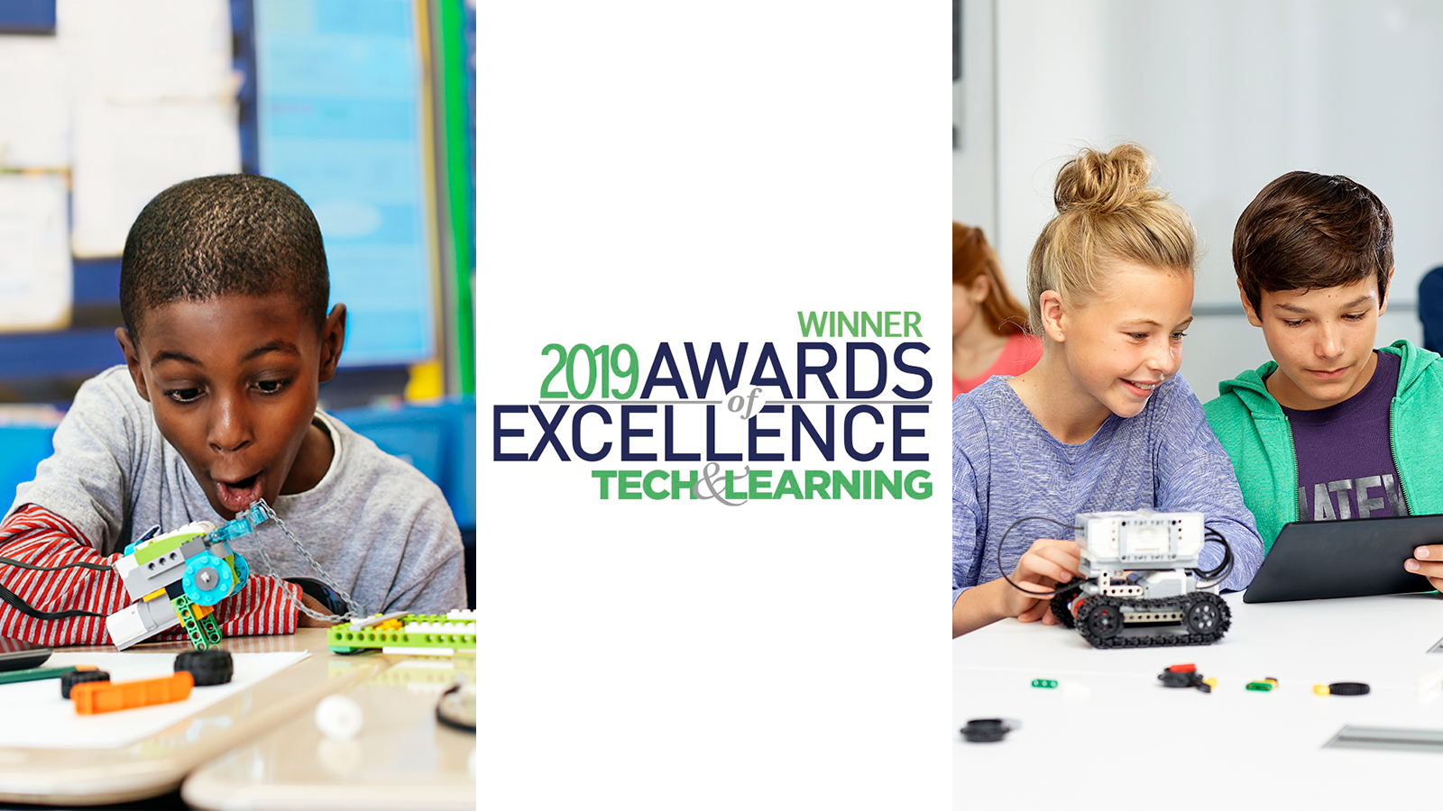 Tech & Learning magazine has announced the 2019 winners of its annual Awards of Excellence contest. LEGO Education is very proud to have won two “Best Use of Product in Classroom” awards!